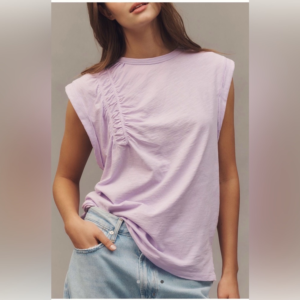 Pilcro Lilac Muscle Tee